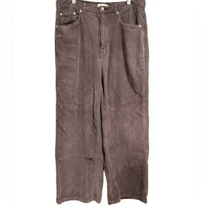 BDG High and Wide Faded Purple Corduroy Wide Leg Pants Size 32